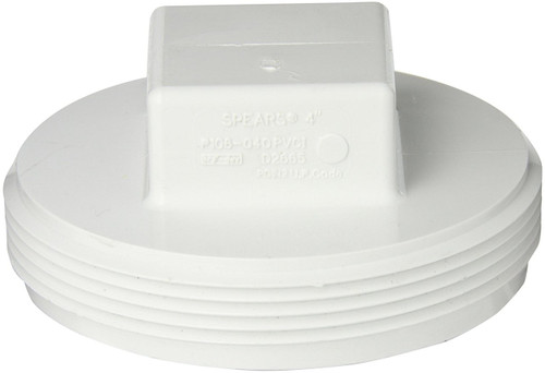 3" PVC DWV Cleanout Plug (MPT)