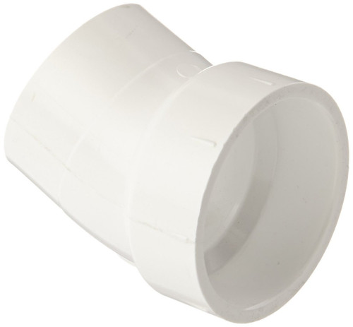 6" PVC DWV Street 22 1/2 (1/16) (S x Sp)