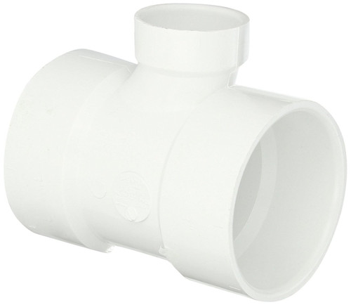 3" x 3" x 1 1/2" PVC DWV Sanitary Tee (S x S x S)