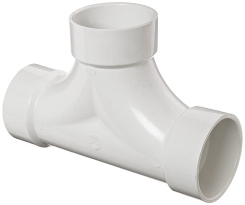 4" x 4" x 4" PVC DWV 2 Way Cleanout Tee (S X S x S)