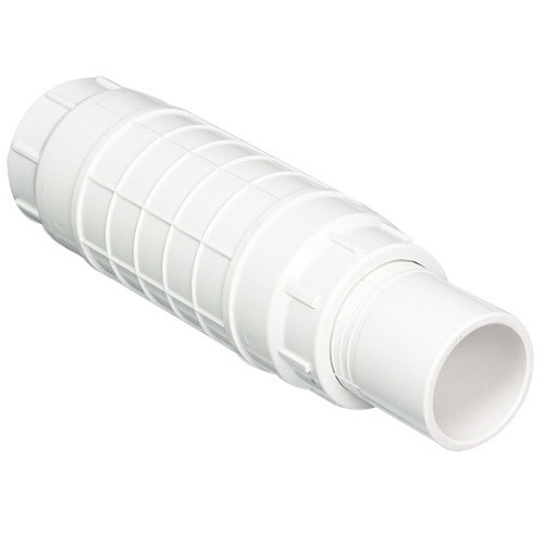 2 1/2" PVC Expansion Repair Coupling (White) (S x Sp)