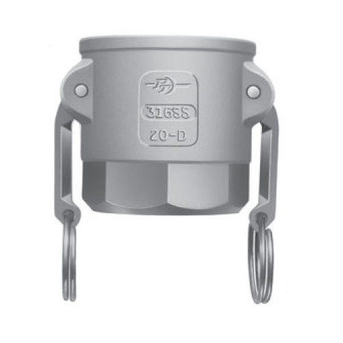 3" Part D, Aluminum Coupler x Female Pipe Threads