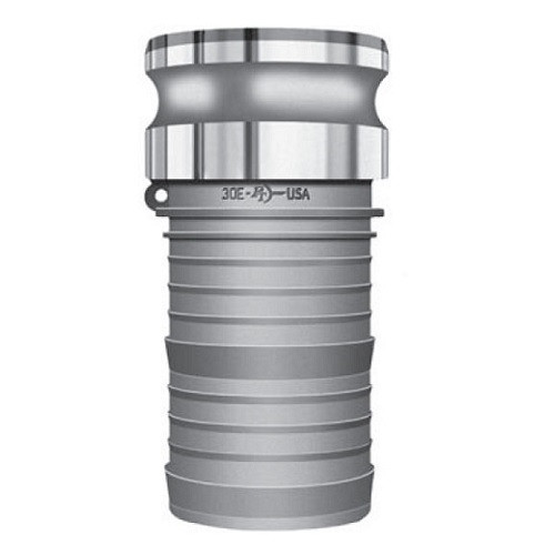 3" Part E, Aluminum Adapter x Hose Shank