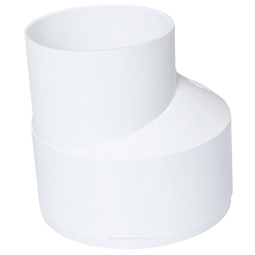 6" X 4" PVC SDR35 Solvent Weld Eccentric Reducer Bushing (Sp x S)