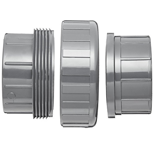 3" PVC Schedule 80 Union (S x S) Viton O-Ring