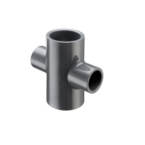 1 1/2" x 3/4" PVC Schedule 80 Cross (SxSxSxS)