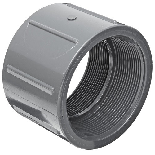3/8" PVC Schedule 80 Coupling (FPT x FPT)