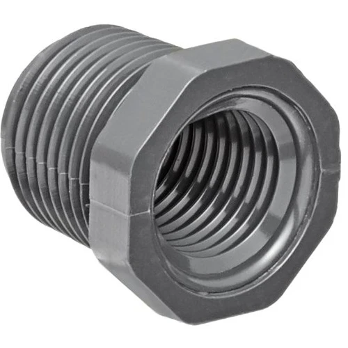 1 1/2" x 3/4" PVC Schedule 80 Reducer Bushing (MPT x FPT)