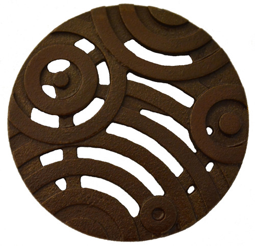 Iron Age Cast Iron Oblio 4" Round Grate