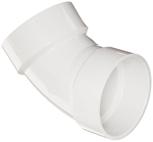 12" PVC DWV 45 (1/8) (S x S)