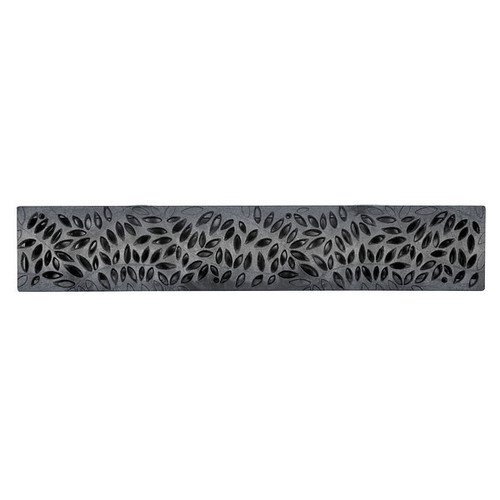 NDS Spee-D Channel Decorative Botanical Grate - Black (Box of 12)