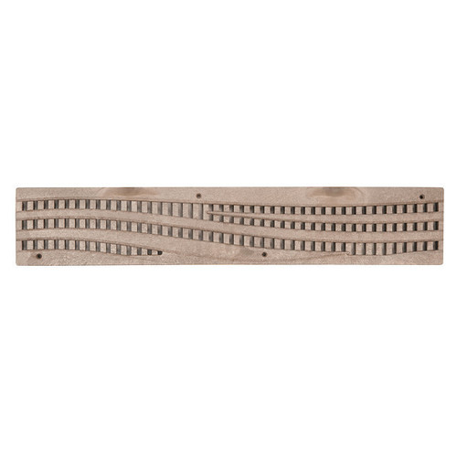 NDS Spee-D Channel Decorative Wave Grate - Sand (Box of 12)