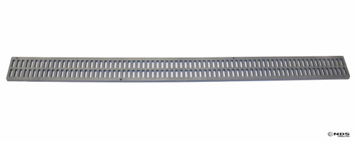 NDS Mini Channel Grate - Gray (Box of 16)
