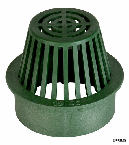 NDS  6" Atrium Grate - Green (Box of 10)