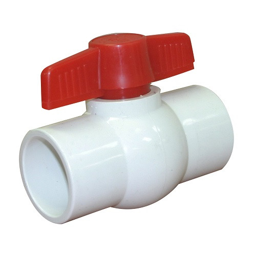 Valterra  1 1/4" PVC Compact Ball Valve (S x S) (Each)