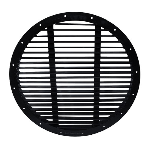 36" Round Steel Grate (Black)