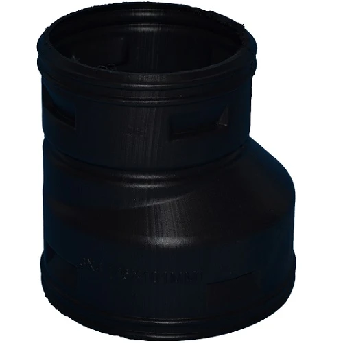 HDPE  4" x 3" Singlewall Reducer Coupling (BE) (Box of 20)