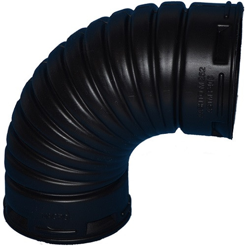 HDPE  4" Singlewall 90 (1/4) (BE) (Box of 12)