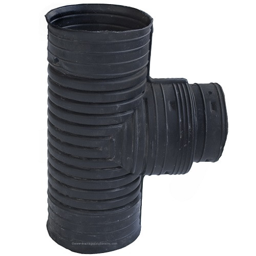 HDPE  5" x 5" x 5" or 4" Singlewall Reducing  Tee (BE)