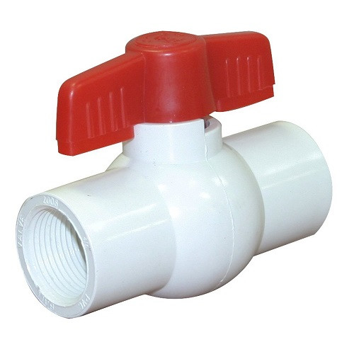 Valterra  1/2" PVC Compact Ball Valve (T x T) (Each)