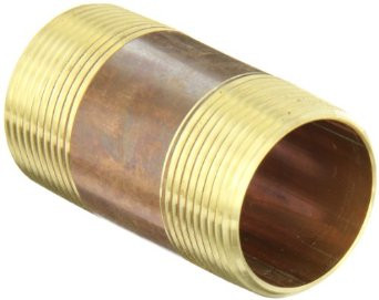 2" x 3" Brass Nipple (MPT x MPT)