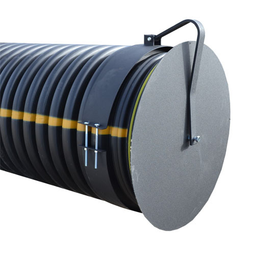 30" Flap Gate for Corrugated Plastic Pipe