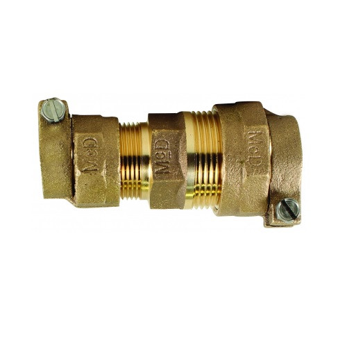 AY McDonald 3/4" Mac-Pak CTS x  PVC Coupling (Comp. x Comp.)