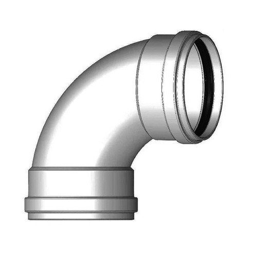 8" PVC SDR35 Gasket Joint Long Turn 90 (G x G)