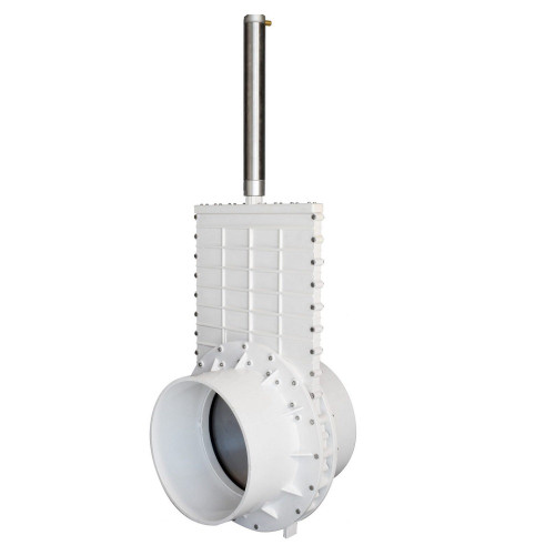 Valterra  12" PVC Knife Gate Valve w/Pneumatic Air Actuator (S x S)