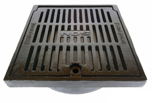NDS 12" Duracast Square Hinged Grate without adapter
