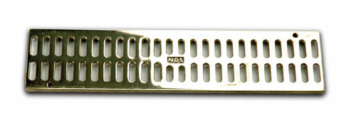 NDS Mini Channel Grate - Polished Brass 553PB