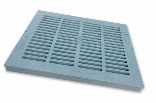 NDS Square Plastic Grate For 18" Basin - Gray 1810