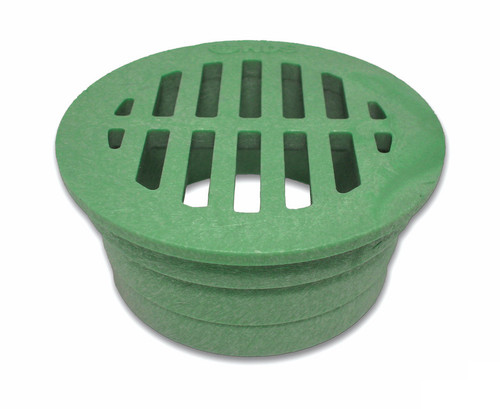 NDS  3" Round Grate - Green (Each) 16