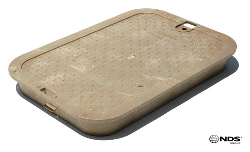 NDS 14" x 19" Valve Box Cover ONLY - Sand