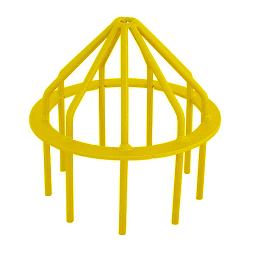 8" Bar Guard Intake  (Heavy Duty) Yellow