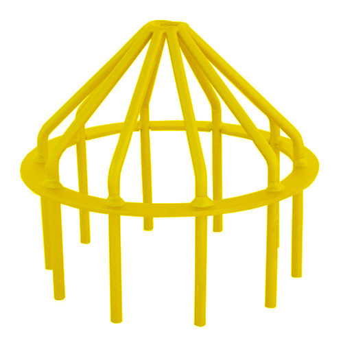 10" Bar Guard Intake (Heavy Duty) Yellow