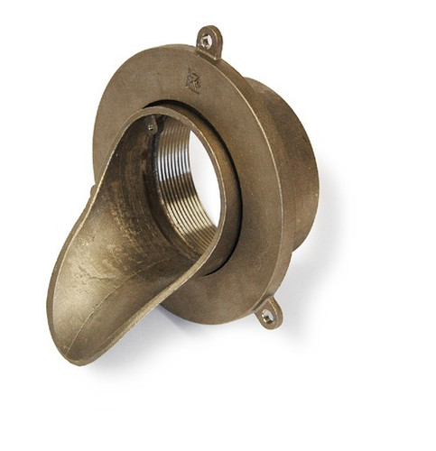 4" FIP Thread Nickel-Bronze Downspout Nozzle