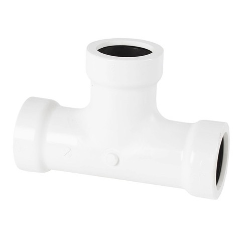 1 1/2" PVC IPS Gasket Joint Pressure Tee (G x G x G)