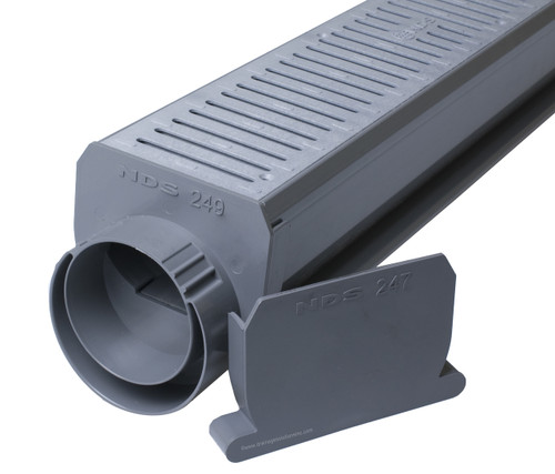 NDS Spee-D Channel Drain Kit (Gray) 400 241