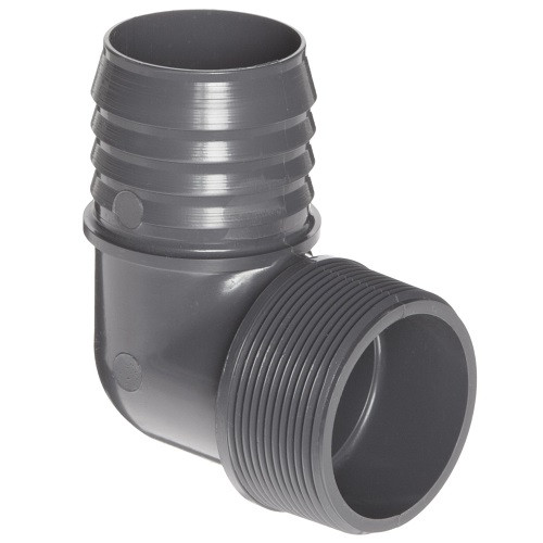 1" PVC Insert 90 (1/4) (Insert x MPT)