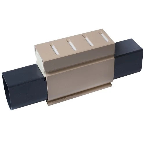 Stegmeier Deck Drain Cleanout (Tan) (Box of 4)