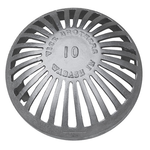 10" Aluminum Dome Grate