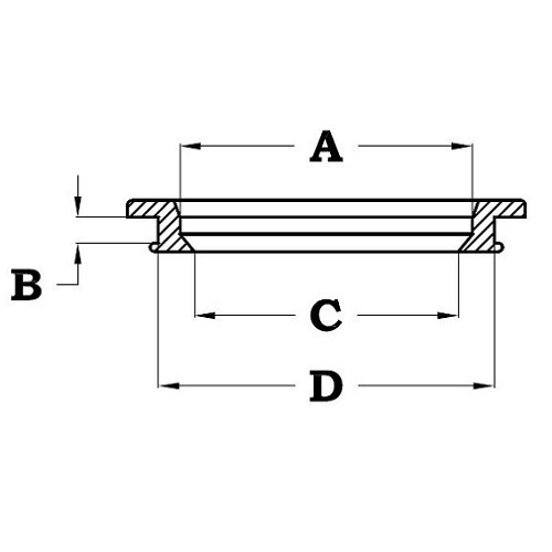 3/4" PVC Adapt-A-Flex Grommet AKP10020 AAF-075
