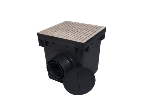 NDS 12" Four Hole Catch Basin Kit w/ Sand Grate