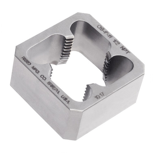 Reed OSP38 3/8" NPT Steel / Stainless Steel 2" x 2" Block Die 05404