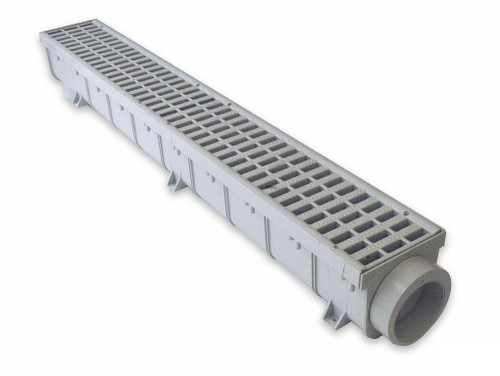 NDS 864G Pro Series 5" x 1 Meter Deep Profile Channel Drain Kit