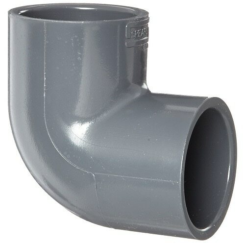 CPVC BRASS FEMALE ELBOW 90° 3/4*1/2 INCH SCHEDULE 80 SOLVENT JOINT