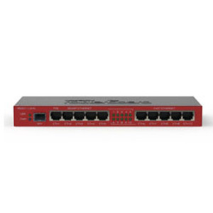 RB2011LS is our first product with SFP cage for gigabit SFP transceivers and ideal solution for FTTH (Fiber To The Home) implementations.
The RB2011LS has 11 ports:
-Gigabit SFP cage and five Gigabit Ethernet ports that can be switched together providing affordable wire-speed Fiber-to-Copper converter
- and additional five Fast Ethernet ports. Board can be powered by power jack or PoE.
 
Note that SFP transceiver is NOT included. RB2011LS supports any 1.25G SFP transceivers that is within the SFF Committee specifications for SFP Transceivers. RB2011LS doesn’t have hardware support for PON (Passive Optical Network) - this hardware support MUST be implemented on SFP transceiver itself.
It’s powered by the new Atheros next generation 600MHz 74K MIPS network processor and has 64MB of RAM and a Level4 RouterOS license. RB2011LS is our first product with SFP cage for gigabit SFP transceivers and ideal solution for FTTH (Fiber To The Home) implementations.
The RB2011LS has 11 ports:
-Gigabit SFP cage and five Gigabit Ethernet ports that can be switched together providing affordable wire-speed Fiber-to-Copper converter
- and additional five Fast Ethernet ports. Board can be powered by power jack or PoE.
 
Note that SFP transceiver is NOT included. RB2011LS supports any 1.25G SFP transceivers that is within the SFF Committee specifications for SFP Transceivers. RB2011LS doesn’t have hardware support for PON (Passive Optical Network) - this hardware support MUST be implemented on SFP transceiver itself.
It’s powered by the new Atheros next generation 600MHz 74K MIPS network processor and has 64MB of RAM and a Level4 RouterOS license.
