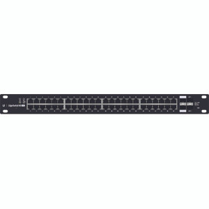 48 Port with 500 Watt Power Managed PoE+ Gigabit Switches. Non-Blocking Throughput Switching performance, Gigabit Ethernet RJ45 and SFP+/SFP Ports and Auto-Sensing IEEE 802.3af/at PoE. The EdgeSwitch offers an extensive suite of advanced Layer-2 switching features and protocols, and also provides layer-3 routing capability. 48 Port with 500 Watt Power Managed PoE+ Gigabit Switches. Non-Blocking Throughput Switching performance, Gigabit Ethernet RJ45 and SFP+/SFP Ports and Auto-Sensing IEEE 802.3af/at PoE. The EdgeSwitch offers an extensive suite of advanced Layer-2 switching features and protocols, and also provides layer-3 routing capability.