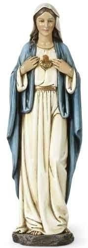 Immaculate Heart of Mary Statue; Renaissance Collection - 10"